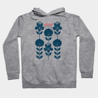 Grow Flowers dark blue Hoodie